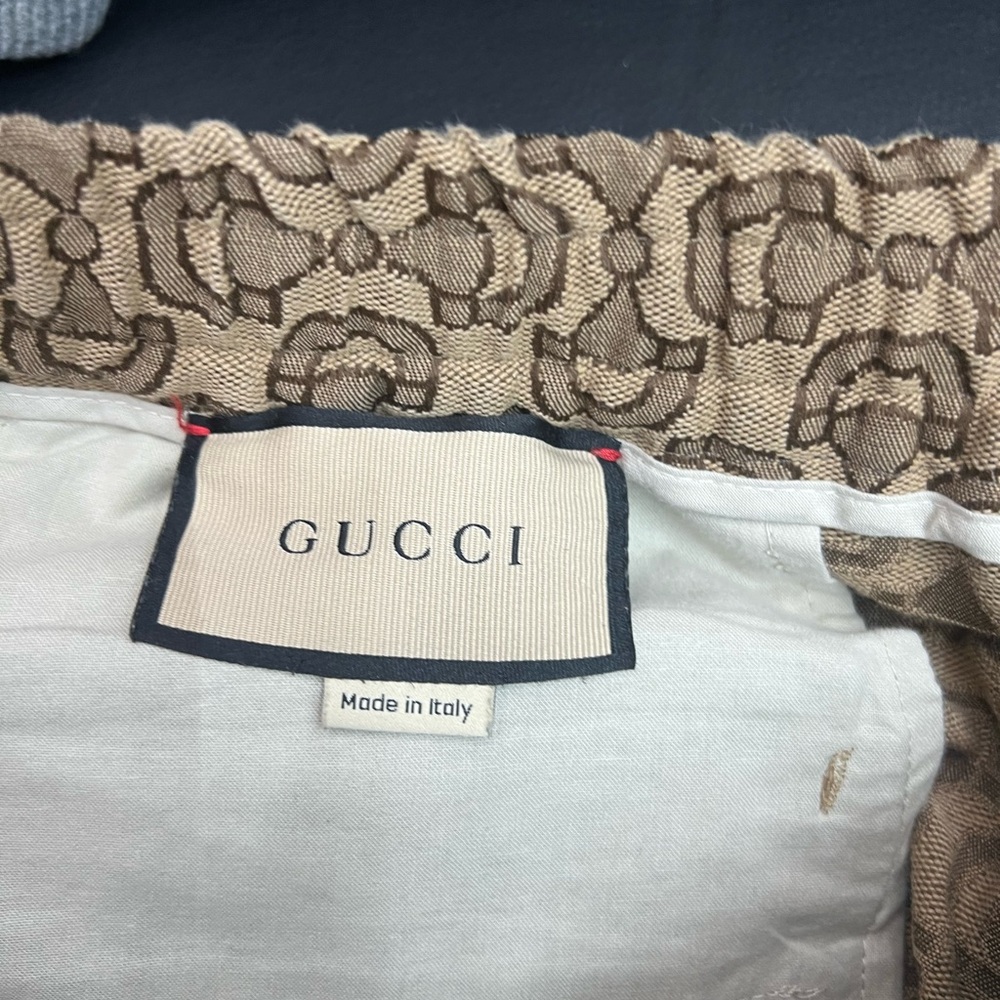 Gucci Horsebit Jacquard Canvas Trackpants - Picture 5 of 9